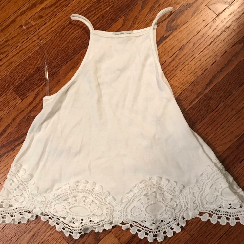 White tank top